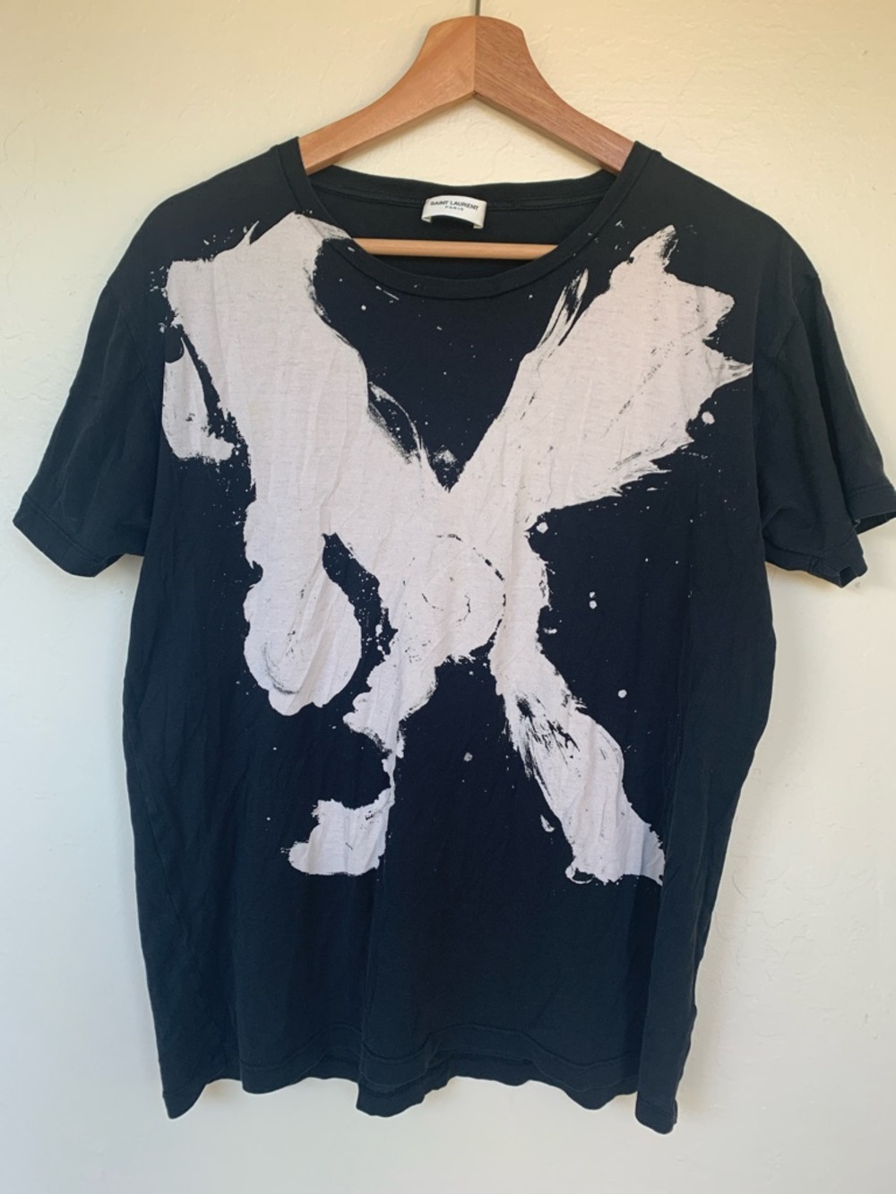 Saint Laurent Mr. X Black Short-Sleeve Tee Size L